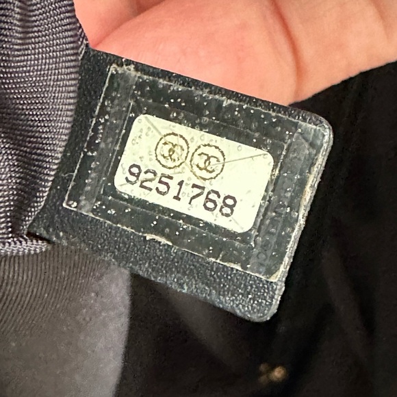 Chanel Vintage Black CC Logo Travel Ligne Tote Bag - Picture 7 of 8